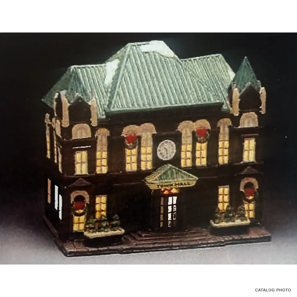 lemax-large-town-hall-b-timent-miniature-de-village image 1