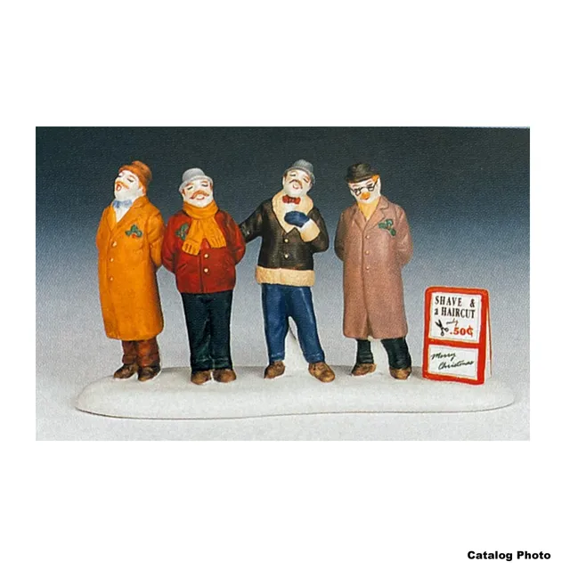 lemax-the-barber-shop-quartet-figurine-village-de-no-l image 1