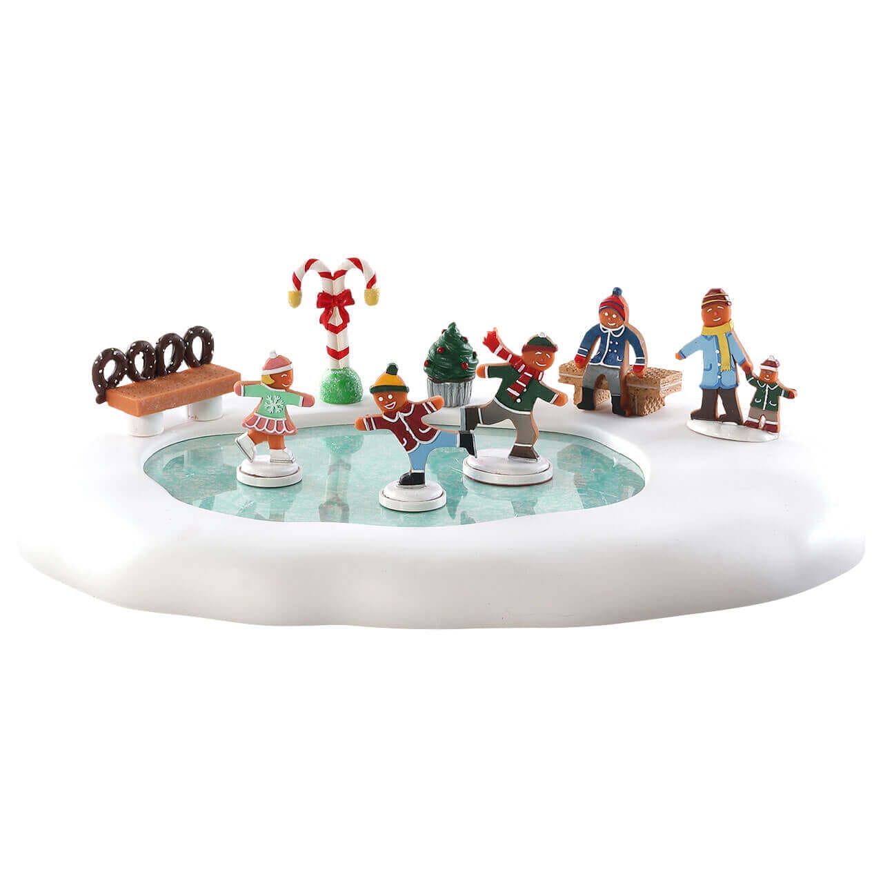 lemax-gingerbread-skating-pond-patinoire-sugar-n-spice image 1