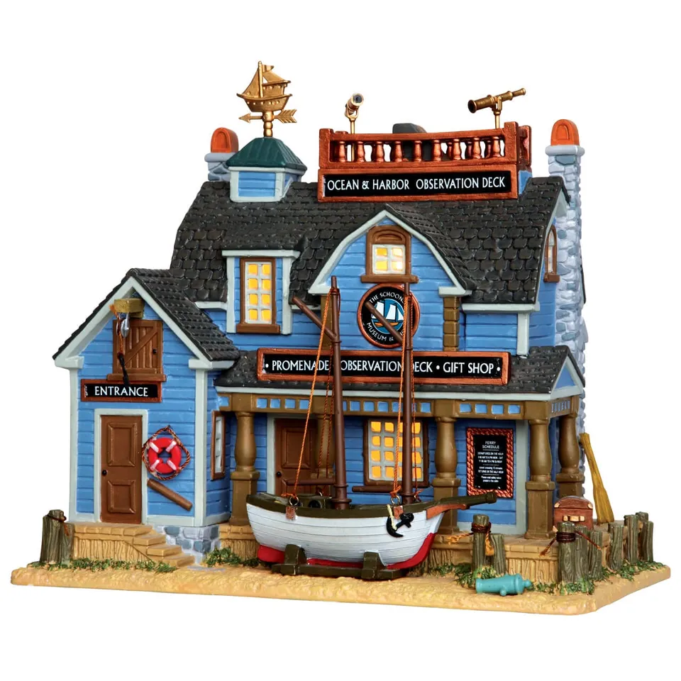 lemax-the-schooner-museum-shops-b-timent-miniature-de-collection image 1