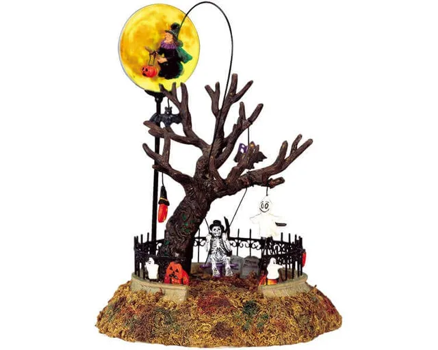 lemax-witch-s-joyride-figurine-spooky-town-pour-village-d-halloween image 1