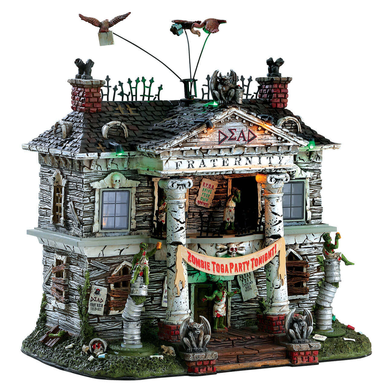lemax-dead-fraternity-b-timent-anim-spooky-town-halloween image 1