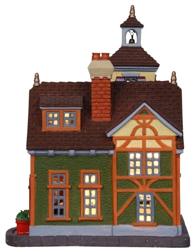 lemax-ye-olde-town-hall-mairie-miniature-de-village image 3