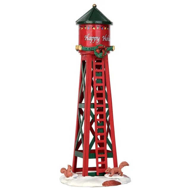 lemax-water-tower-d-cor-miniature-village image 1