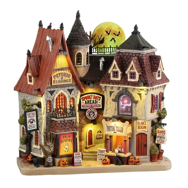 lemax-spooky-days-ahead-b-timent-miniature-manoir-hant-spooky-town image 1