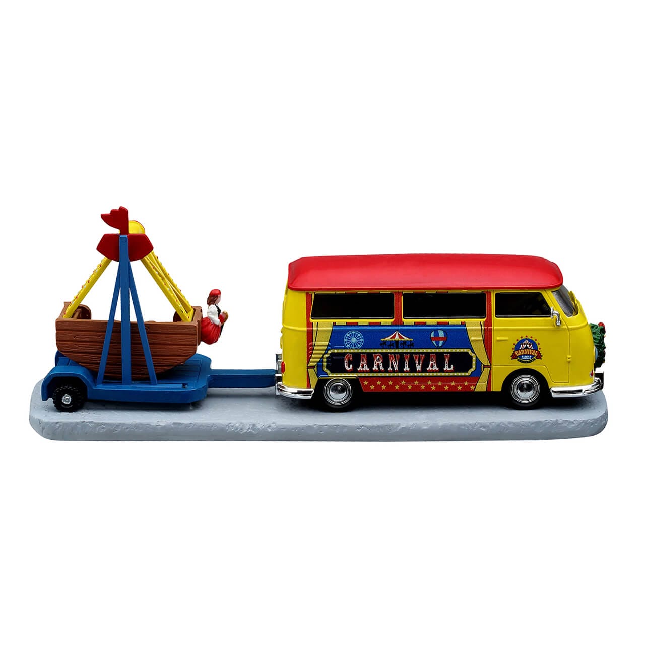 lemax-towing-van-with-carnival-ride-camionnette-et-man-ge-f-te-foraine image 4