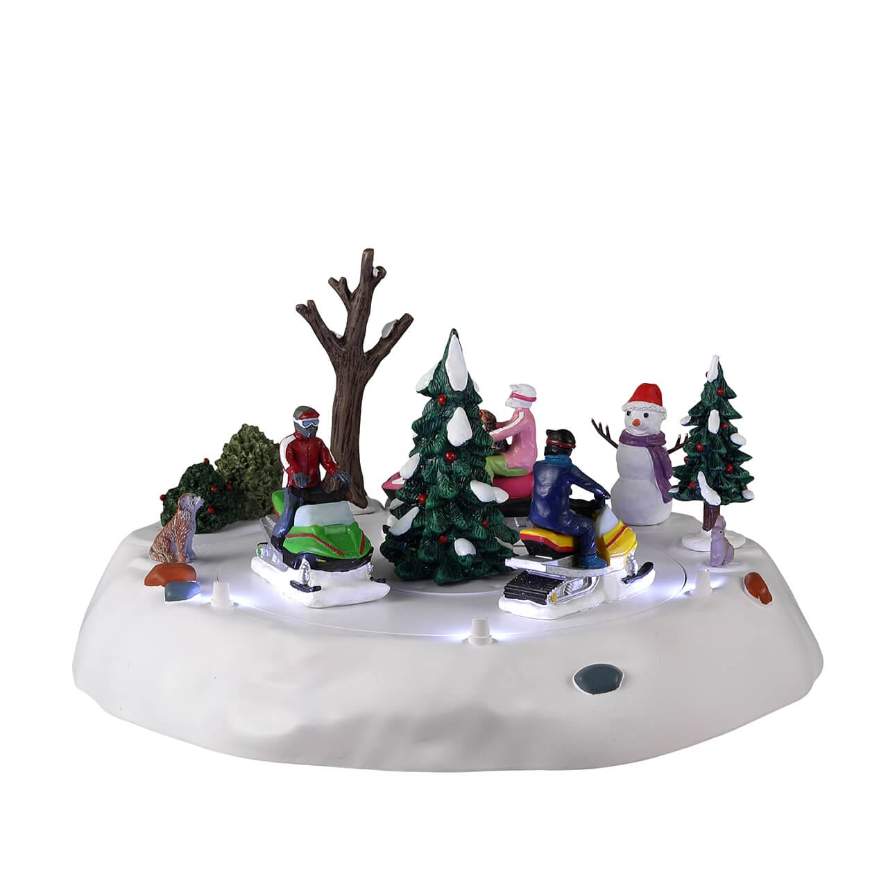 lemax-snowmobile-fun-man-ge-anim-vail-village image 1