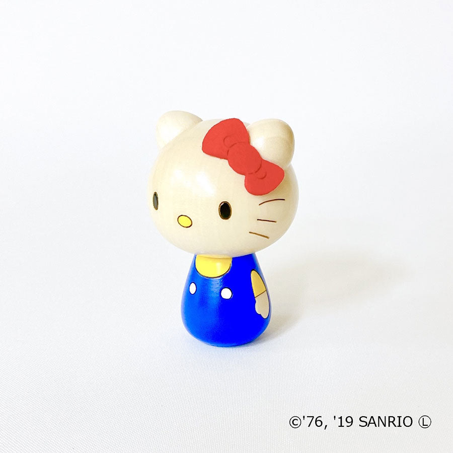 usaburo-kokeshi-hello-kitty-figurine-artisanale-7-5-cm image 2