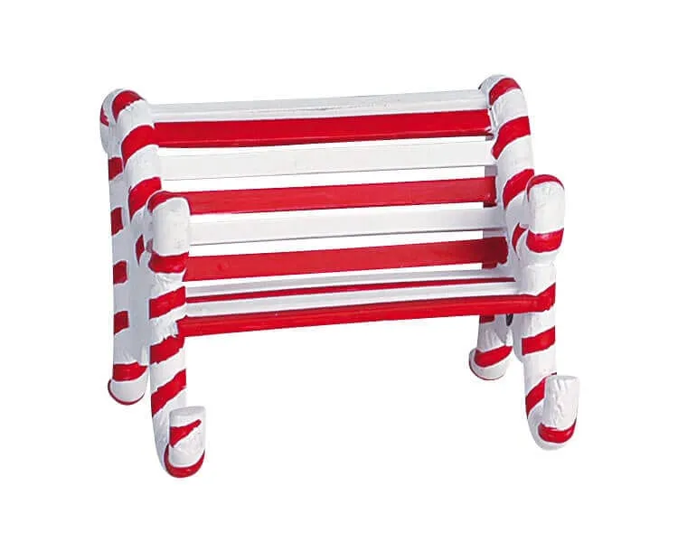 lemax-north-pole-park-bench-banc-miniature image 1