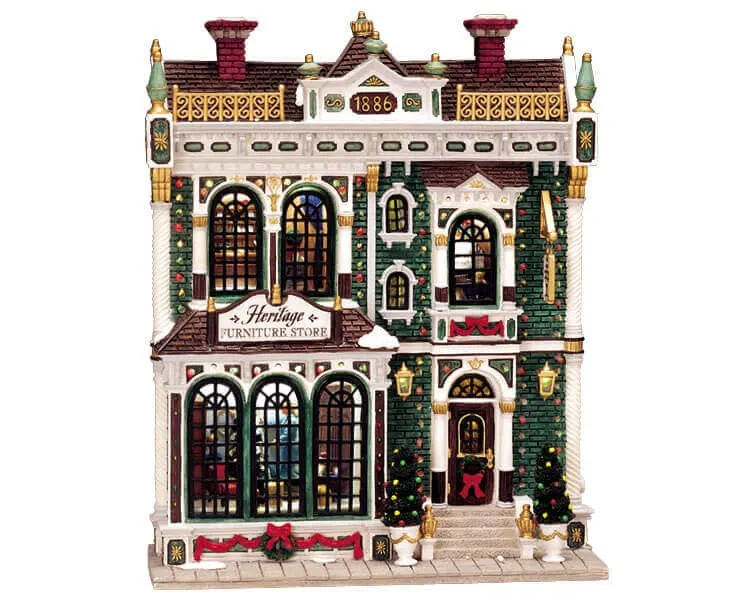 lemax-heritage-furniture-store-b-timent-miniature-magasin-de-meubles image 1