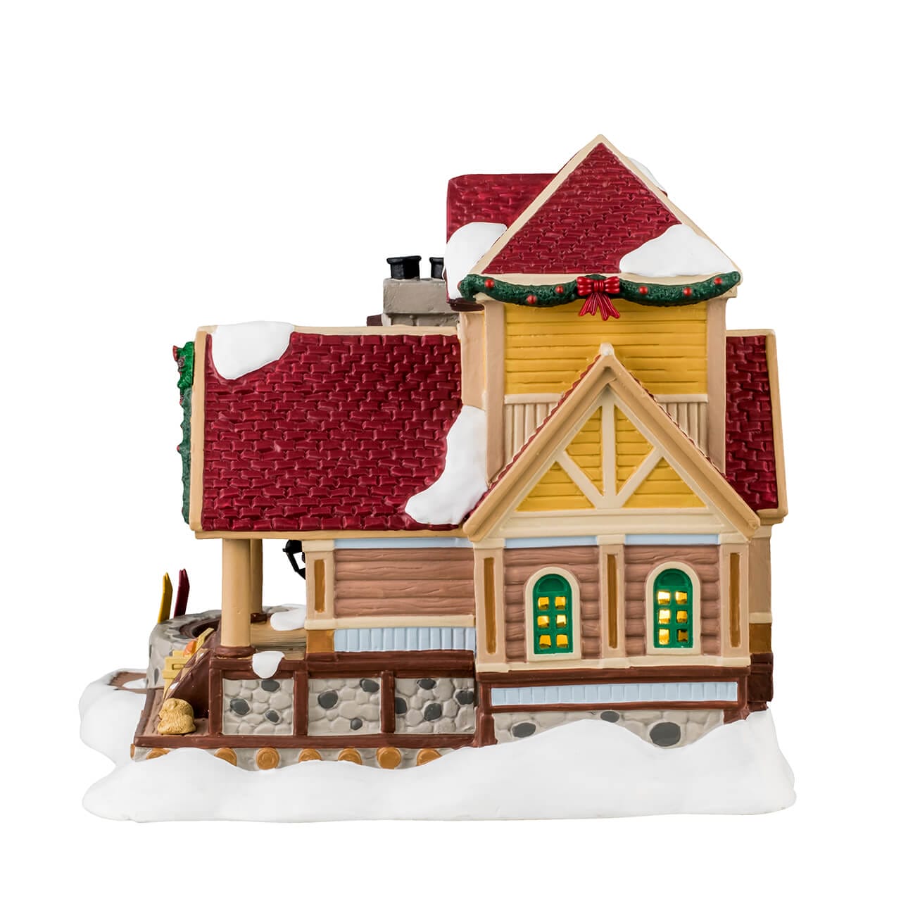 lemax-sunny-springs-lodge-maison-miniature-vail-village image 3