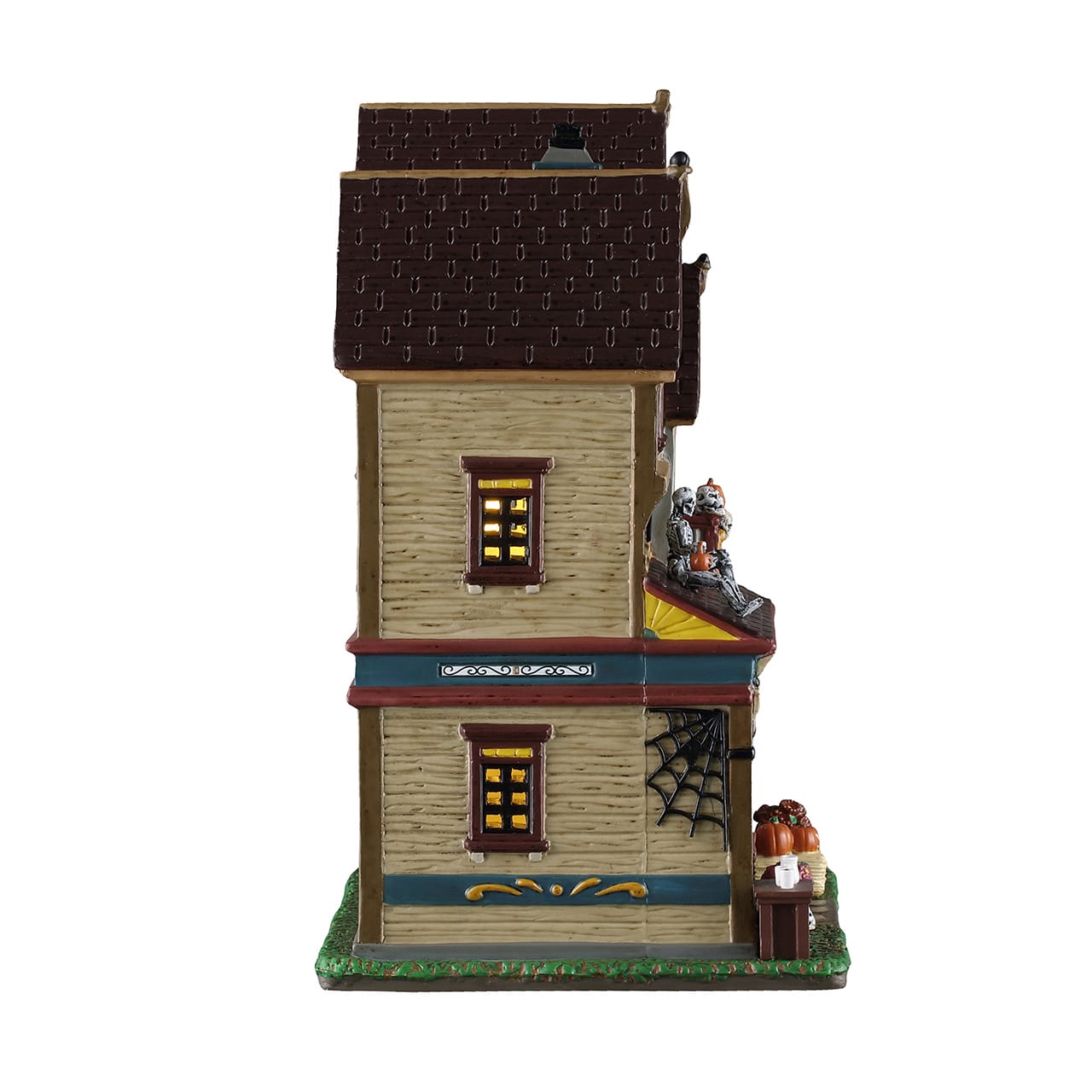 lemax-halloween-at-the-wilsons-maison-miniature-artisanale-spooky-town image 2