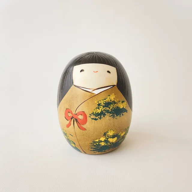 usaburo-kokeshi-haru-spring-figurine-artisanale-uf-yura-koro image 1