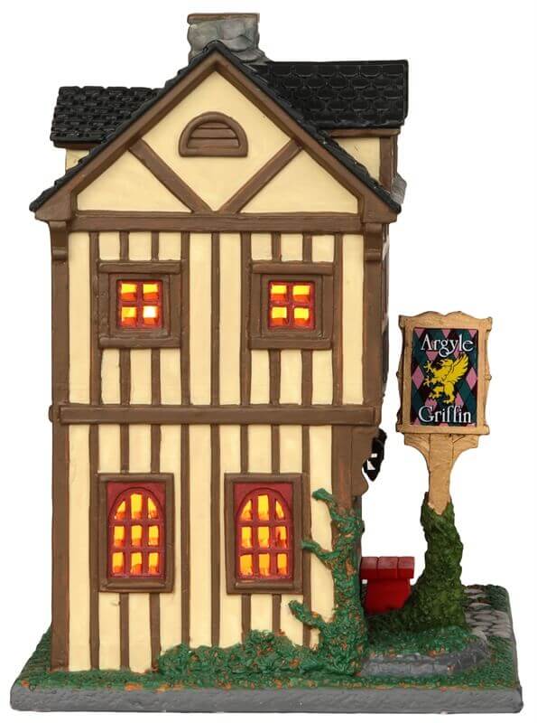 lemax-argyle-griffin-pub-maison-miniature-pub-irlandais-lumineux image 2