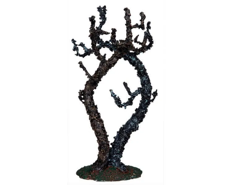 lemax-double-lichen-covered-tree-arbre-miniature-spooky-town image 1