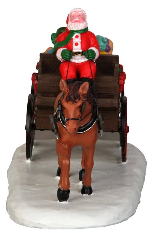 lemax-santa-s-wagon-ride-figurine-miniature-village-de-no-l image 2