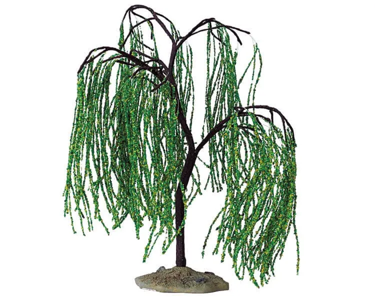 lemax-weeping-willow-large-grand-arbre-saule-pleureur-miniature image 1