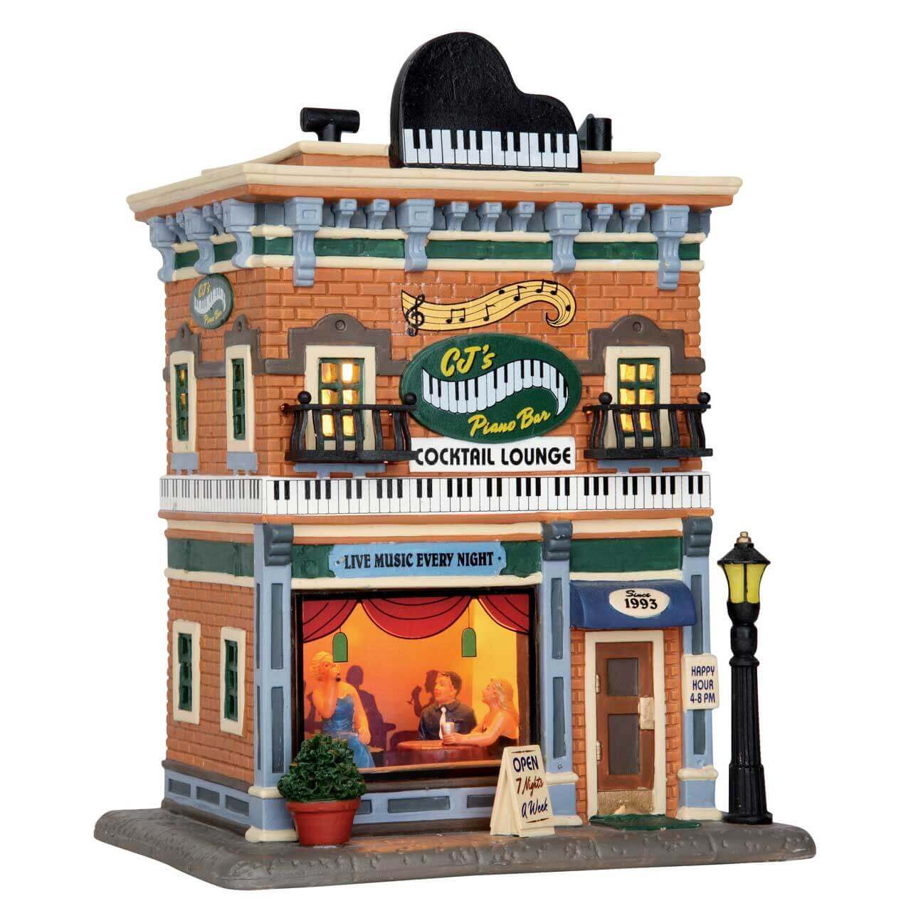lemax-cj-s-piano-bar-miniature-de-village-de-collection image 4