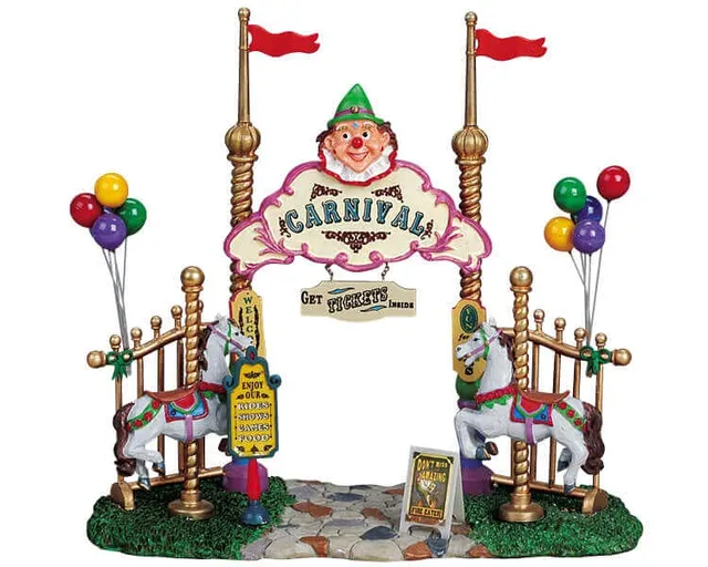 lemax-carnival-entryway-accessoire-miniature-entr-e-de-f-te-foraine image 1