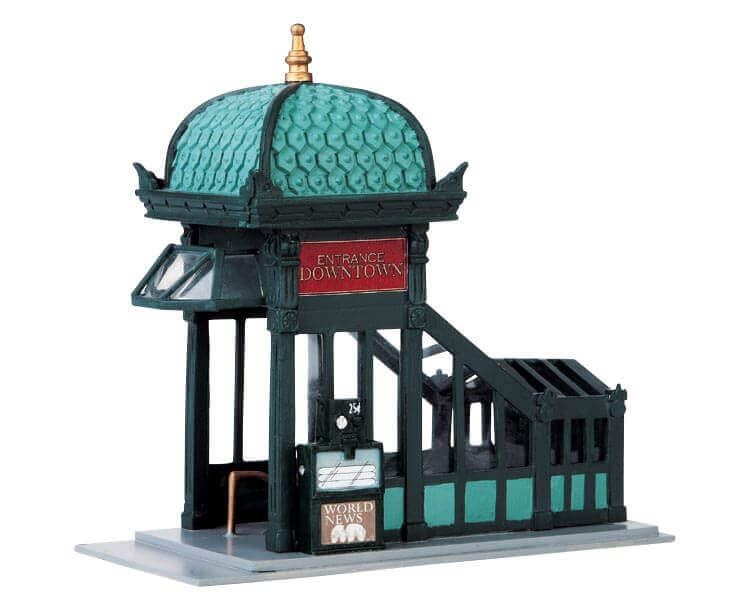lemax-subway-entrance-entr-e-de-m-tro-village-miniature image 4