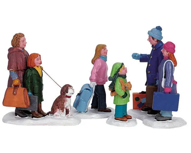 lemax-arriving-in-town-figurine-miniature-village image 1