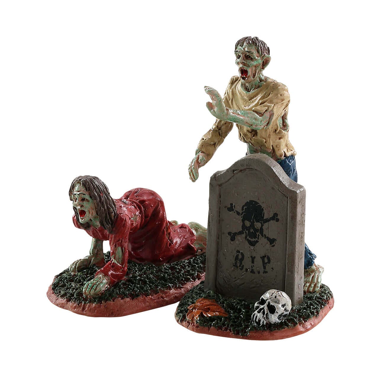 lemax-zombies-spooky-town-set-figurines-miniatures-halloween image 1