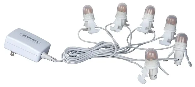 lemax-six-led-light-cord-cordon-d-clairage-6-led-pour-village image 1