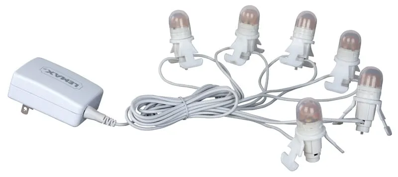 lemax-six-led-light-cord-cordon-d-clairage-6-led-pour-village image 1