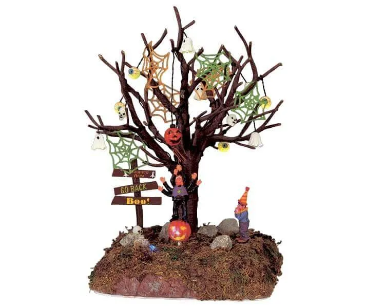 lemax-happy-halloween-d-coration-miniature-panneau-halloween-spooky-town image 1