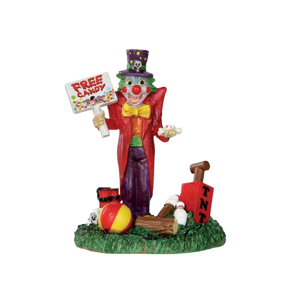 lemax-free-candy-clown-clown-effrayant-miniature-spooky-town image 1