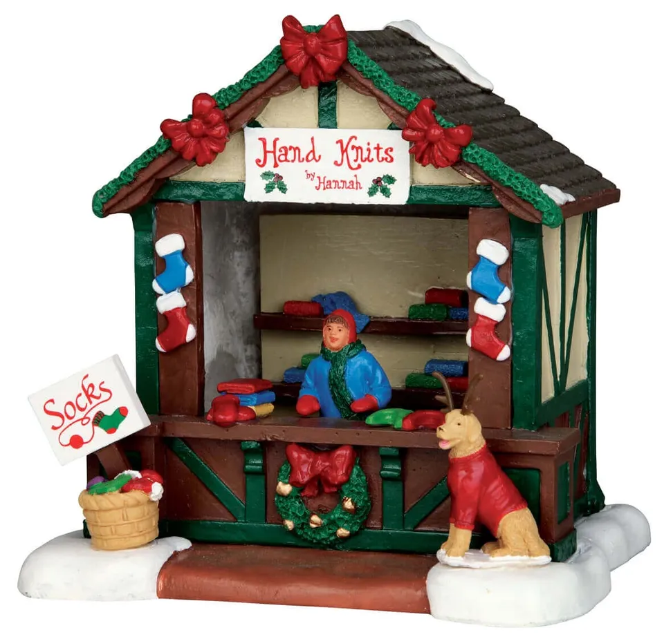 lemax-hand-knit-goods-stand-stand-miniature-tricots image 1