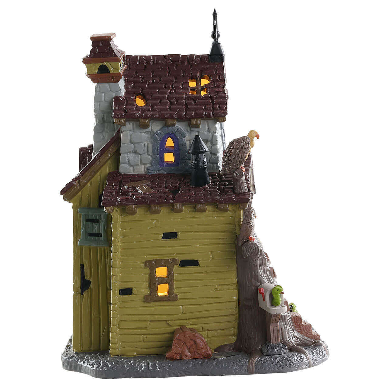 lemax-witch-and-warlock-residence-b-timent-miniature-lumineux-spooky-town image 3