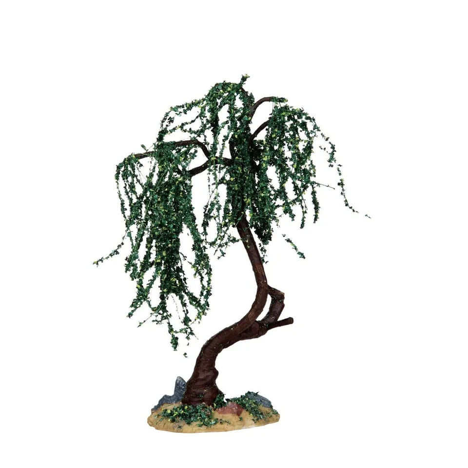 lemax-6-in-green-willow-arbre-miniature-de-collection image 1