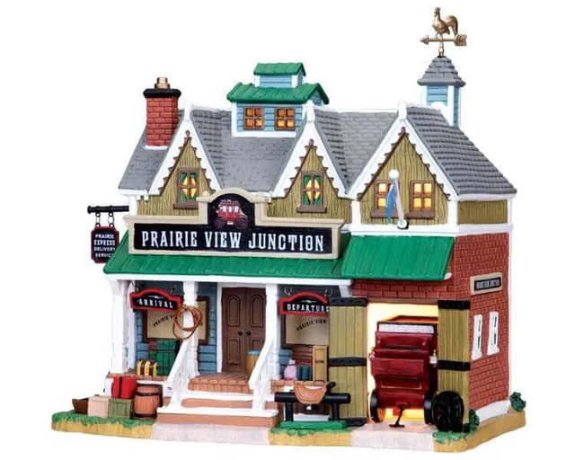 lemax-prairie-view-junction-b-timent-miniature-de-village image 1