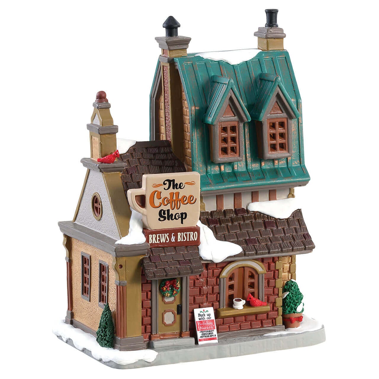 lemax-the-coffee-shop-caf-miniature-village-de-no-l image 1