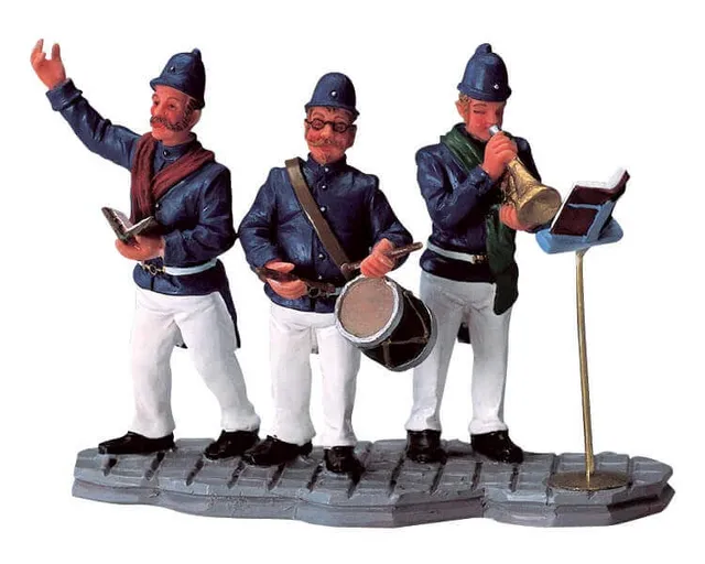 lemax-band-of-police-set-figurines-miniatures-artisanales-de-collection image 1