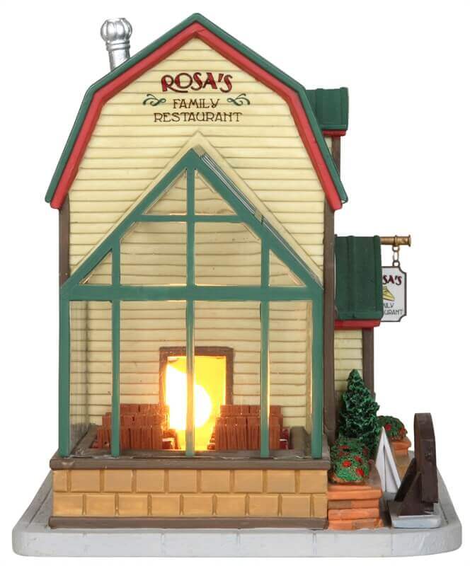 lemax-rosa-s-family-restaurant-b-timent-miniature-lumineux image 2