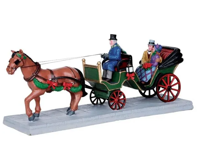 lemax-romantic-carriage-ride-figurine-cal-che-romantique image 1