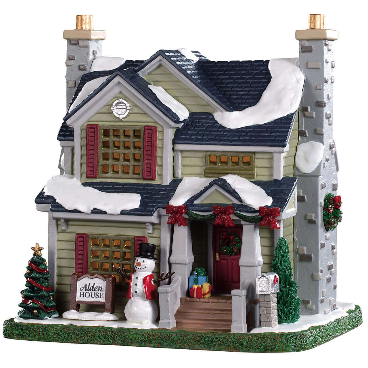 lemax-alden-house-maison-miniature-village-de-no-l-illumin-e image 1