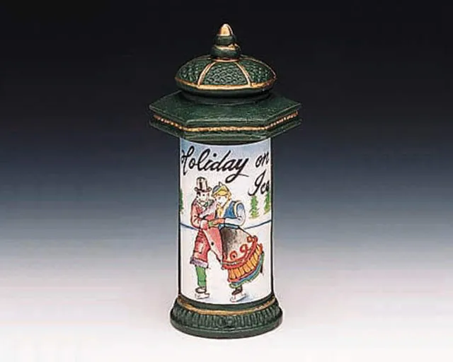 lemax-metal-kiosk-kiosque-miniature-artisanal-de-collection image 1
