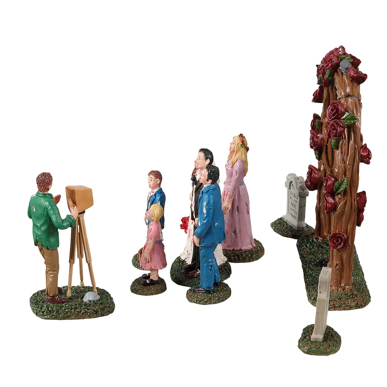 lemax-zombie-wedding-party-figurine-spooky-town image 3
