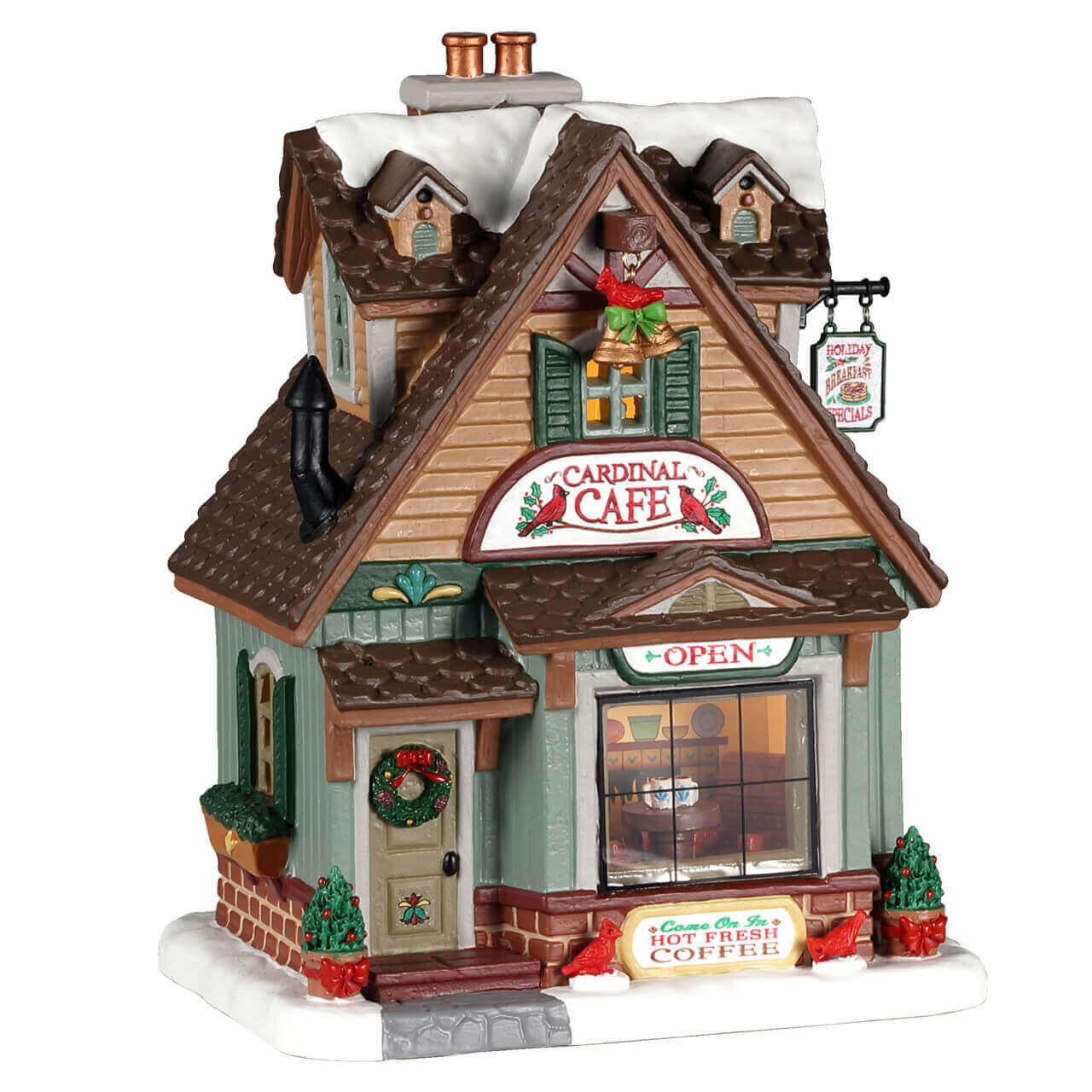 lemax-cardinal-cafe-b-timent-miniature-caf-de-no-l-caddington-village image 1