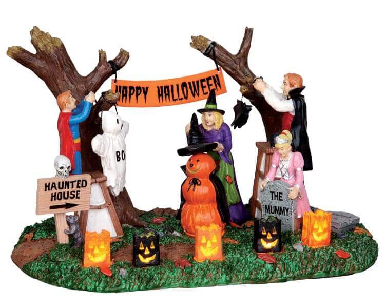 lemax-decorating-for-halloween-figurines-miniatures-spooky-town image 1
