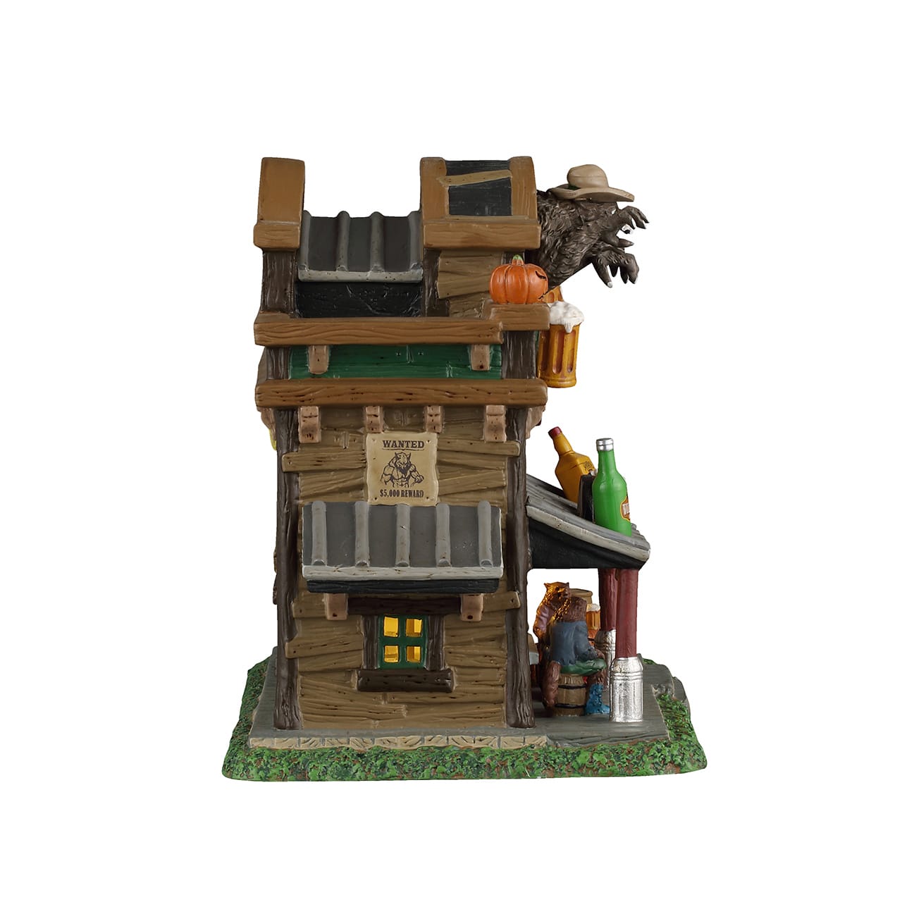 lemax-silver-slug-saloon-spooky-town-b-timent-lumineux-loups-garous image 2