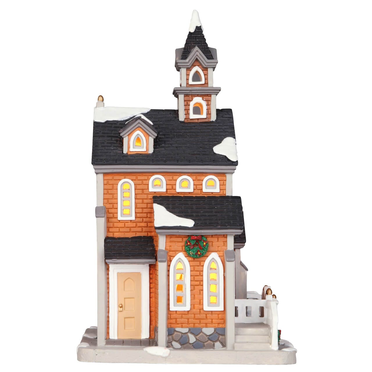 lemax-hyland-valley-church-glise-miniature-village image 3