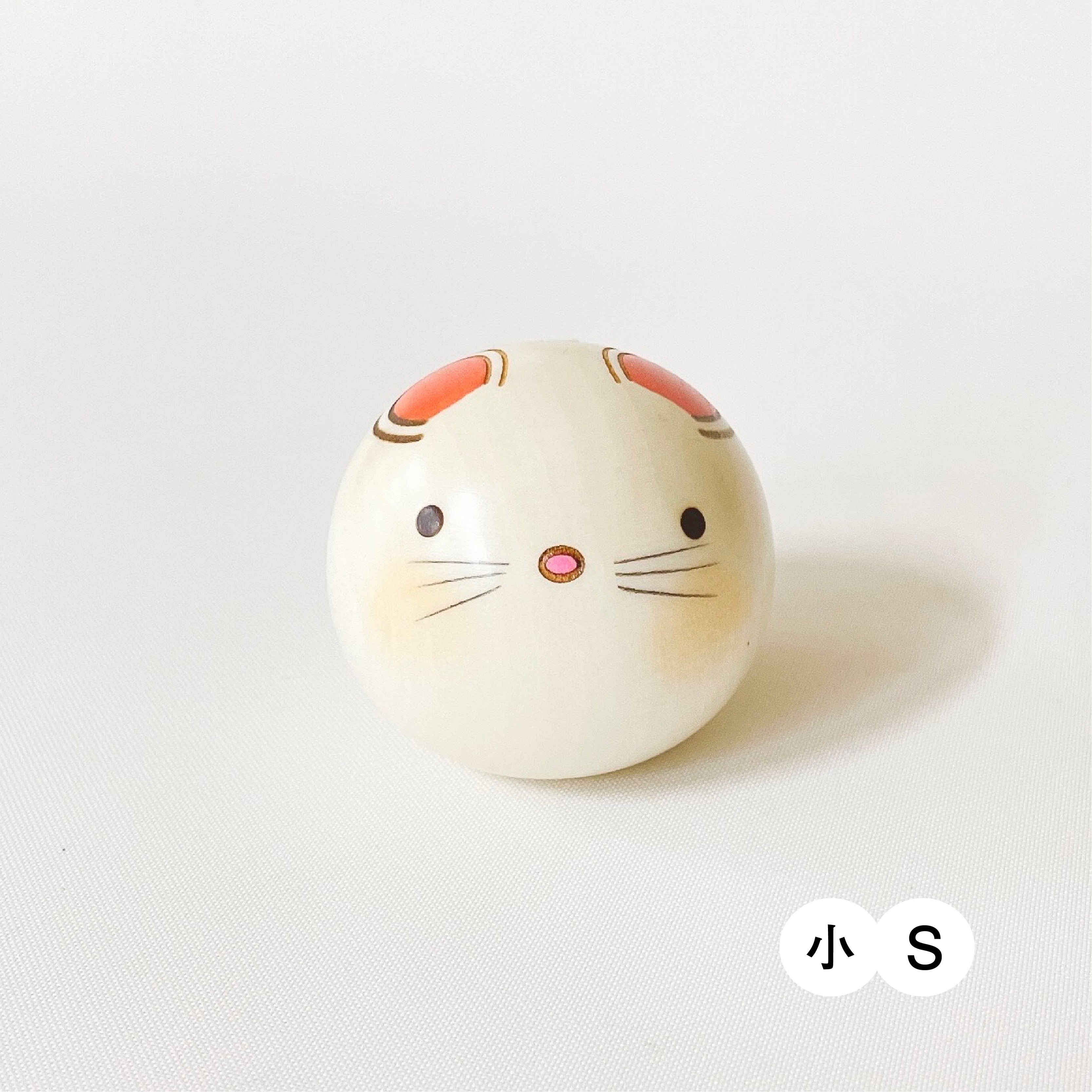 usaburo-kokeshi-yurakoro-souris-figurine-animal-ronde image 1