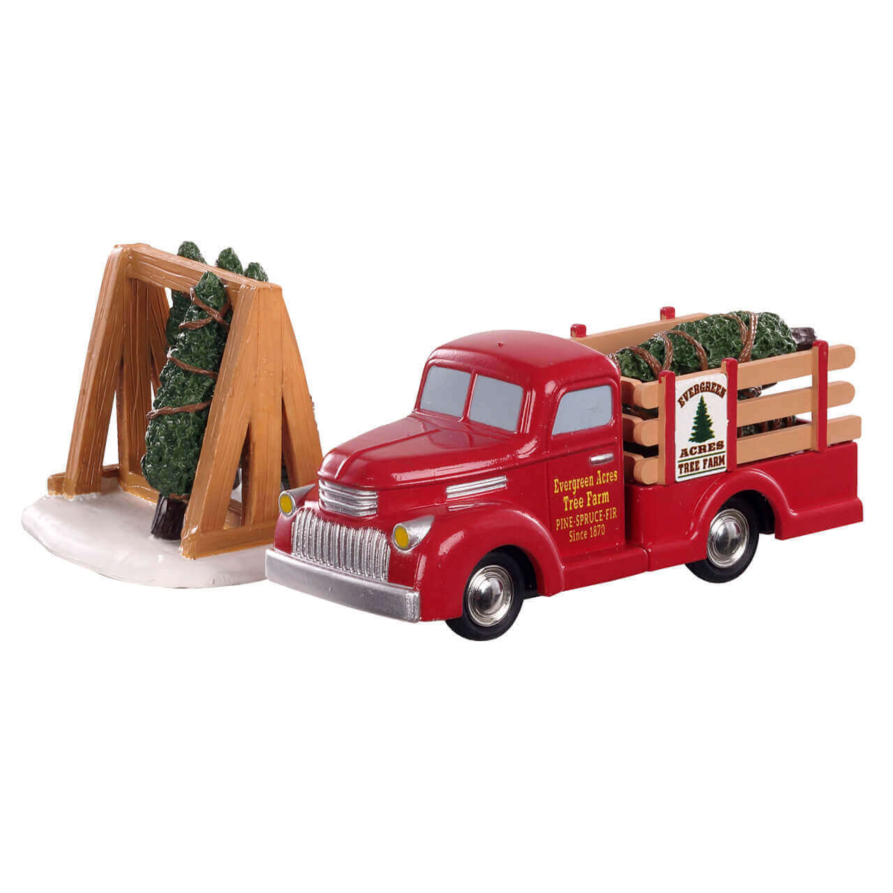 lemax-tree-delivery-camion-miniature-sapins-de-no-l-vail-village image 4