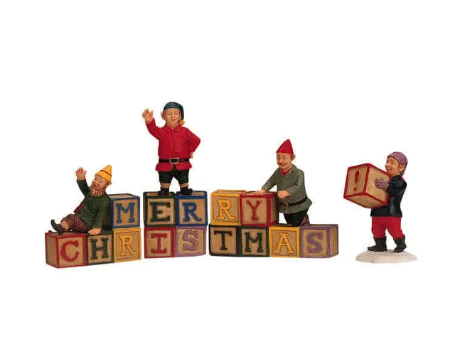 lemax-an-elf-greeting-figurine-lutin-miniature image 1