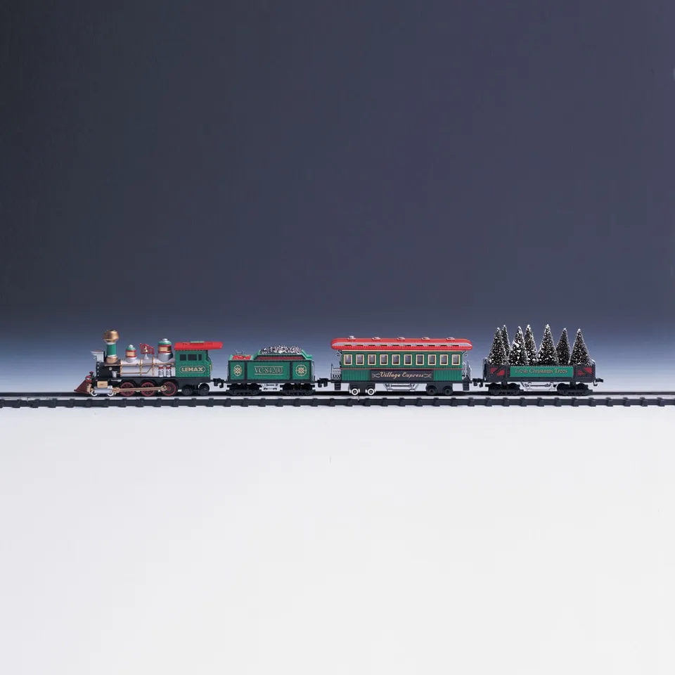 lemax-village-express-train-miniature-anim-de-collection image 1