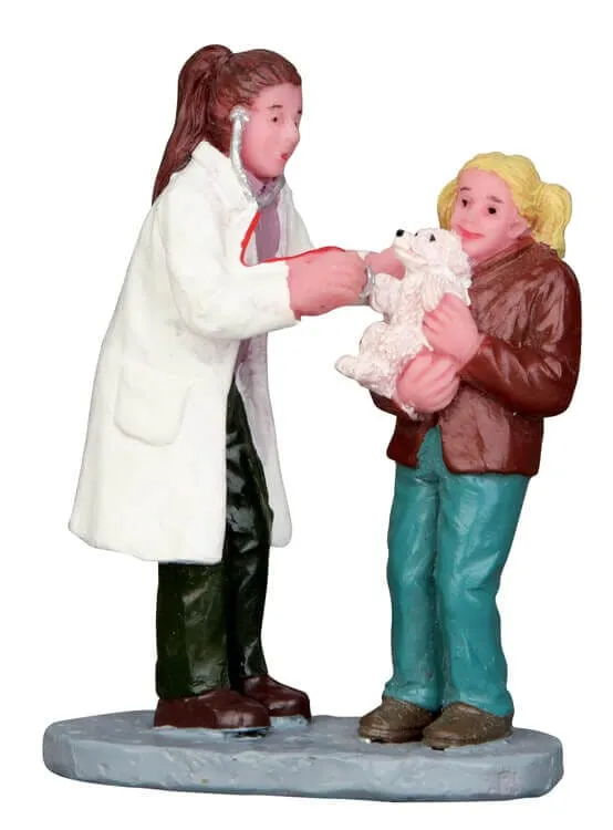 lemax-charley-s-checkup-figurine-miniature-village-de-no-l image 1